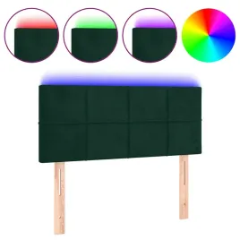 vidaxl-zaglowek-do-lozka-z-led-ciemnozielony-80x5x78-88-cm-aksamit