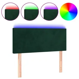 vidaxl-zaglowek-do-lozka-z-led-ciemnozielony-90x5x78-88-cm-aksamit