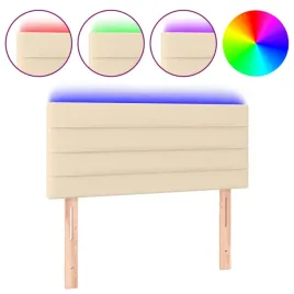 vidaxl-zaglowek-do-lozka-z-led-kremowy-100x5x78-88-cm-tkanina
