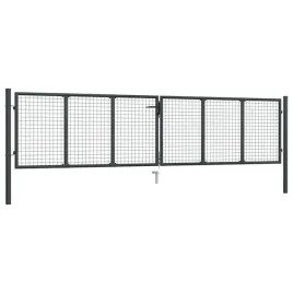 vidaxl-brama-ogrodowa-z-siatki-galwanizowana-stal-400x150-cm-szara