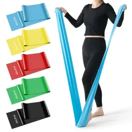 fizyo-zestaw-5x-gum-tasmy-do-cwiczen-oporowych-fitness-hip-band-rowne-opory