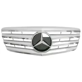 mercedes-e-klasa-w211-2007-atrapa-grill-chrom-srebrna-znaczek-nowa