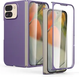 cresee-etui-do-google-pixel-9-pro-fold-szklo-lcd-fioletowe-matowe