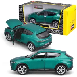 alfa-romeo-tonale-1-24-bburago-18-21109-zielony-suv-wloski-samochod