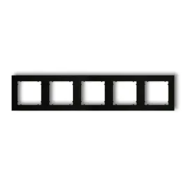 12mr-5-ramka-uniwers-pieciokrotna-mini-czarny-mat