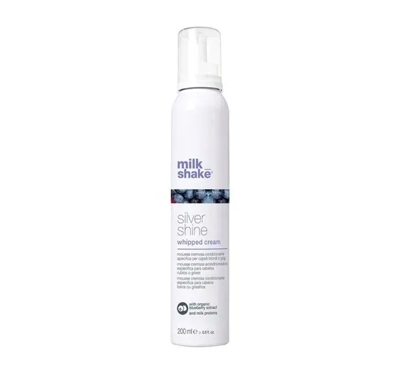 Milk Shake Silver Shine Whipped Cream odżywka w piance włosy blond 200 ml