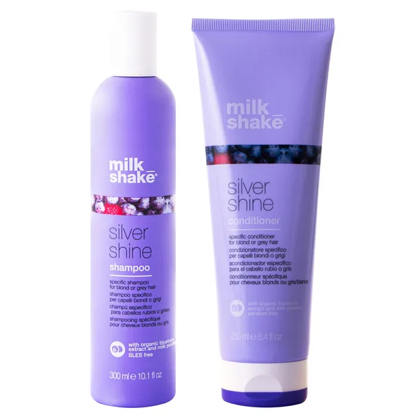 Milk Shake Silver Shine zestaw szampon i odżywka 300 ml + 250 ml
