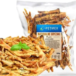 przysmak-naturalny-gryzak-dla-psa-suszone-kurze-lapki-nozki-petmex-500g