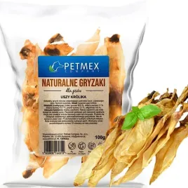przysmak-naturalny-gryzak-dla-psa-suszone-ucho-uszy-krolika-petmex-100g