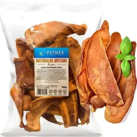 przysmak-naturalny-gryzak-dla-psa-ucho-wieprzowe-ciete-petmex-500g