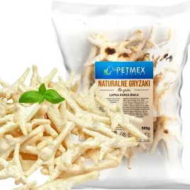 przysmak-naturalny-gryzak-psa-suszone-biale-kurze-lapki-nozki-petmex-500g
