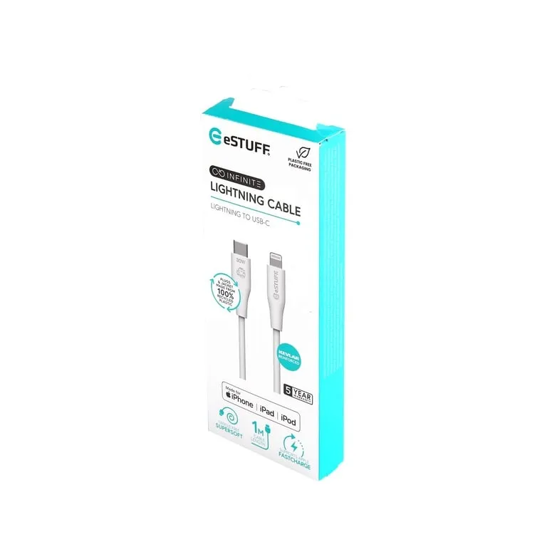 estuff-es602170-kabel-lightning-1-m-bialy