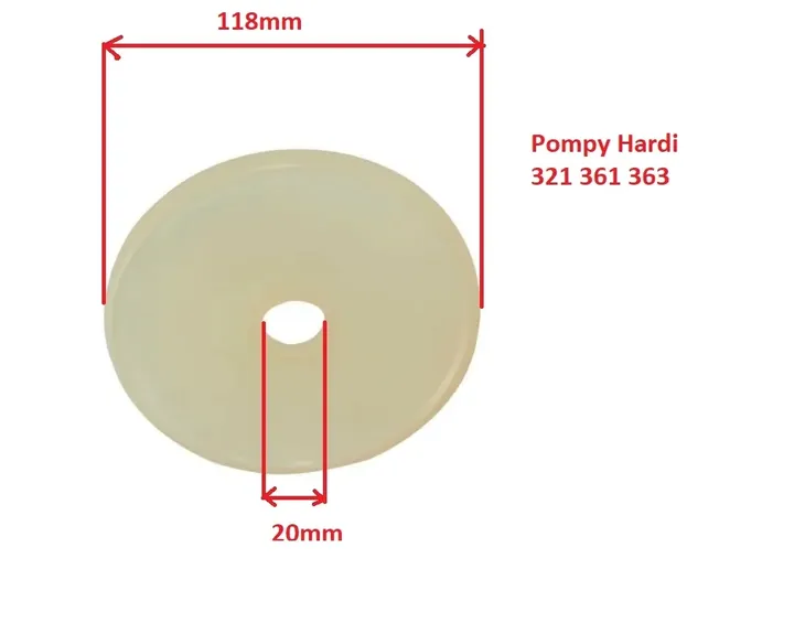 33511400 Membrana poliuretan do pompy Hardi 321 ,361 , 363