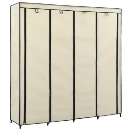 vidaxl-szafa-z-4-przegrodami-kremowa-175-x-45-x-170-cm