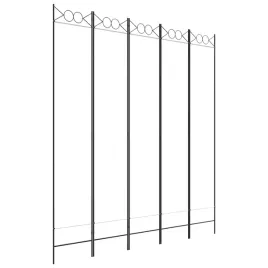 vidaxl-parawan-5-panelowy-bialy-200x220-cm-tkanina