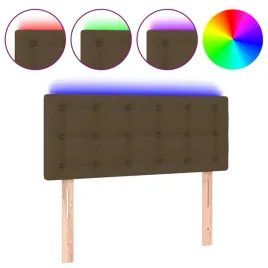 vidaxl-zaglowek-do-lozka-z-led-ciemnobrazowy-100x5x78-88-cm-tkanina