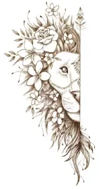 tatuaz-wodny-zmywalny-tymczasowy-lew-zwierzeta