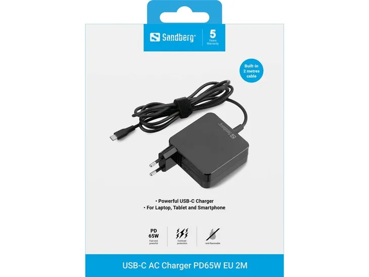 sandberg-usb-c-ac-charger-pd65w-eu-2m