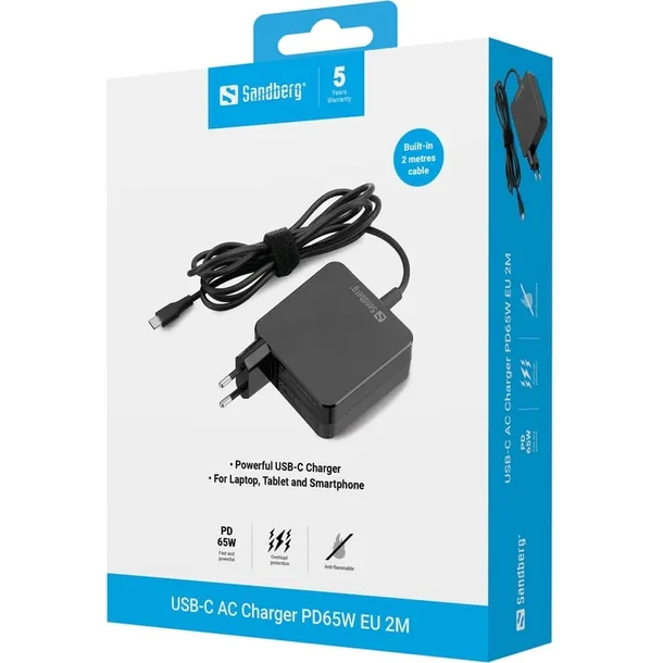 sandberg-usb-c-ac-charger-pd65w-eu-2m