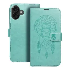 kabura-mezzo-book-do-iphone-16-plus-lapacz-snow-zielony