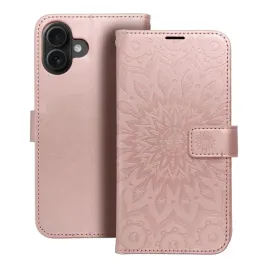 kabura-mezzo-book-do-iphone-16-plus-mandala-zloty-roz