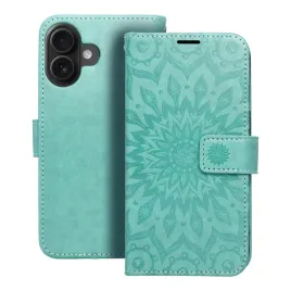 kabura-mezzo-book-do-iphone-16-mandala-zielony