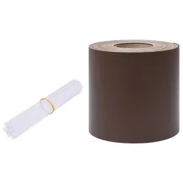 vidaxl-oslona-na-ogrodzenie-ogrodowe-pvc-70x019-m-brazowa