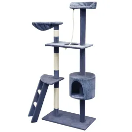 vidaxl-drapak-dla-kota-ze-slupkami-sizalowymi-150-cm-granatowy