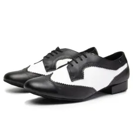 meskie-buty-do-tanca-taneczne-skora-czarno-biale-40