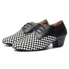 meskie-buty-do-tanca-taneczne-skorzane-w-kratke-38
