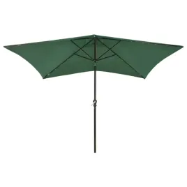 vidaxl-parasol-z-lampkami-led-na-stalowym-slupku-zielony-2x3-m