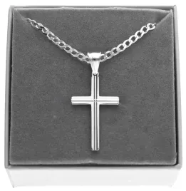 meski-lancuszek-pancerka-3-mm-z-krzyzykiem-srebro-925-50-cm