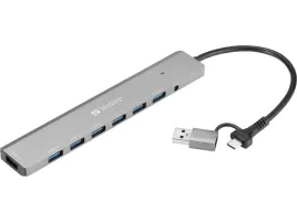 sandberg-136-66-huby-i-koncentratory-usb-3-2-gen-1-3-1-gen-1-type-a