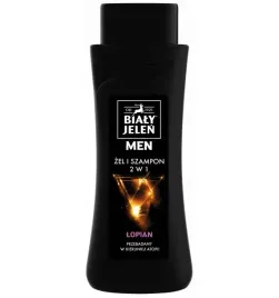 bialy-jelen-for-men-szampon-zel-hipoalergiczny-2w1-z-lopianem-300ml
