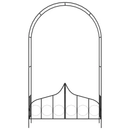 vidaxl-pergola-ogrodowa-z-furtka-czarna-138x40x238-cm-zelazna