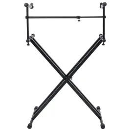 vidaxl-statyw-pod-keyboard-z-podwojnym-uchwytem-w-ksztalcie-x-czarny