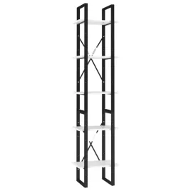 vidaxl-5-poziomowy-regal-na-ksiazki-bialy-40x30x175-cm