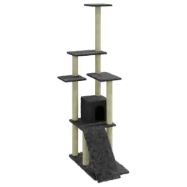 vidaxl-drapak-dla-kota-z-sizalowymi-slupkami-ciemnoszary-155-cm