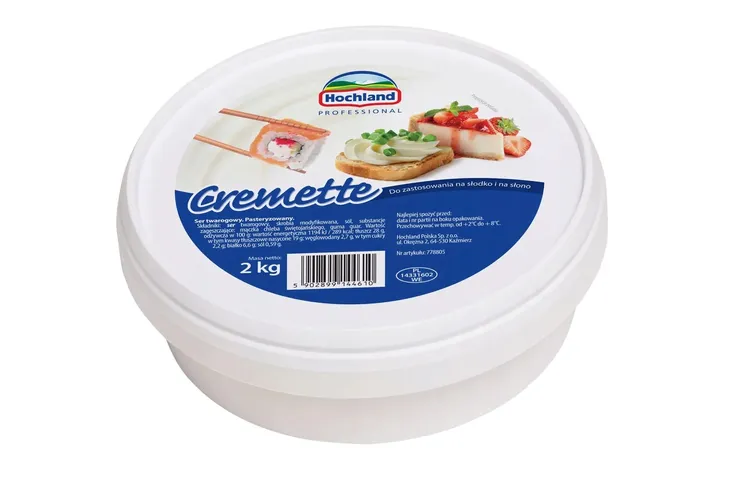 Hochland Professional Cremette Ser twarogowy 2 kg.