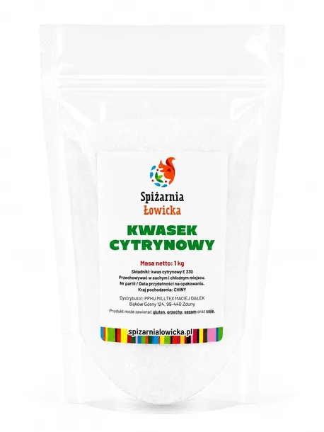 Kwasek cytrynowy 1 kg - wysoka jakość
