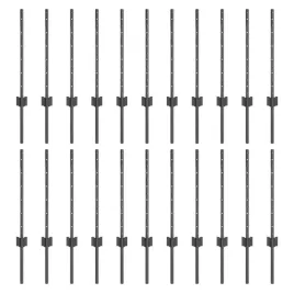 slupek-ogrodzeniowy-22-szt-szary-100-cm-stal