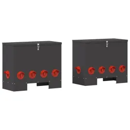 karmnik-dla-kur-2-pcs-czarny-605-x-29-x-51-cm