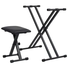 vidaxl-statyw-pod-keyboard-z-podwojna-rama-i-taboretem-czarny