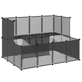 vidaxl-klatka-dla-malych-zwierzat-czarna-143x107x93-cm-pp-i-stal