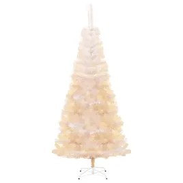 vidaxl-sztuczna-choinka-z-opalizujacymi-koncowkami-biala-240-cm-pvc