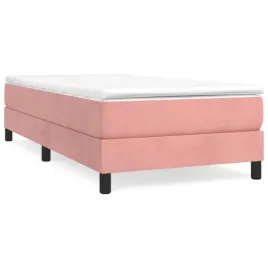 vidaxl-lozko-kontynentalne-rozowa-100-x-200-cm-tapicerowana-aksamitem