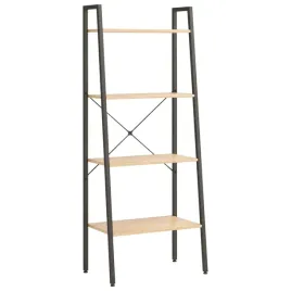 vidaxl-regal-drabina-z-4-polkami-jasnobrazowo-czarny-56x35x140-cm