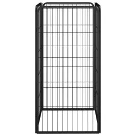 vidaxl-kojec-dla-psa-4-panele-czarny-50x100-cm-stalowy