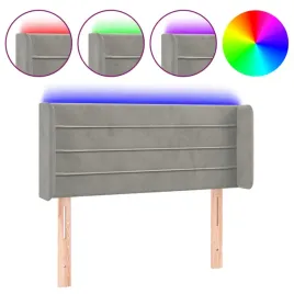 vidaxl-zaglowek-do-lozka-z-led-jasnoszary-103x16x78-88-cm-aksamit