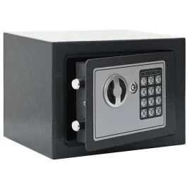 elektroniczny-sejf-ciemnoszary-z-zamkiem-na-kod-i-odcisk-palca-23x17x17-cm